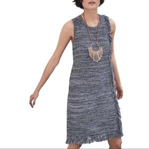Anthropologie Holding Horses Fringed Knit Dress S